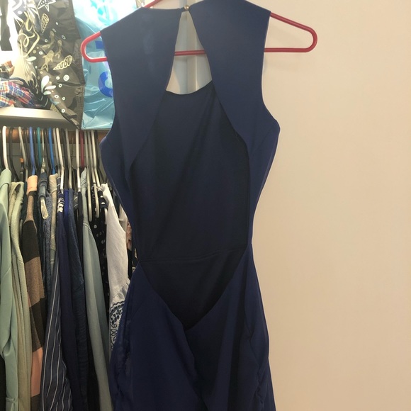 Blue Tobi Backless Mini Dress - Picture 2 of 4